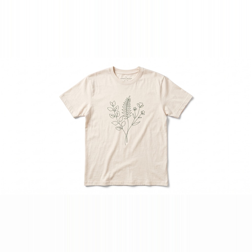Botanical Line Study Tee
