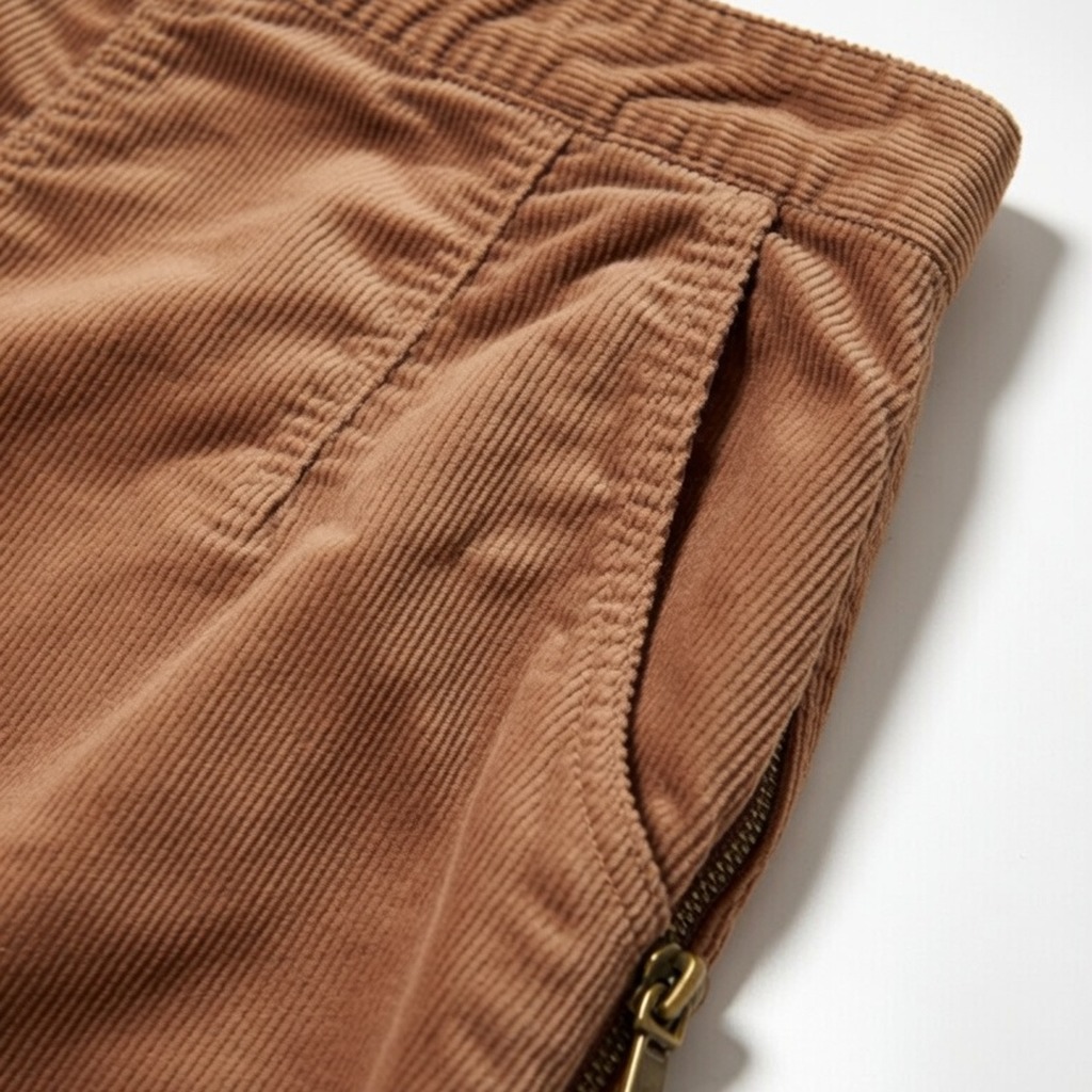 Corduroy A-Line Skirt 3