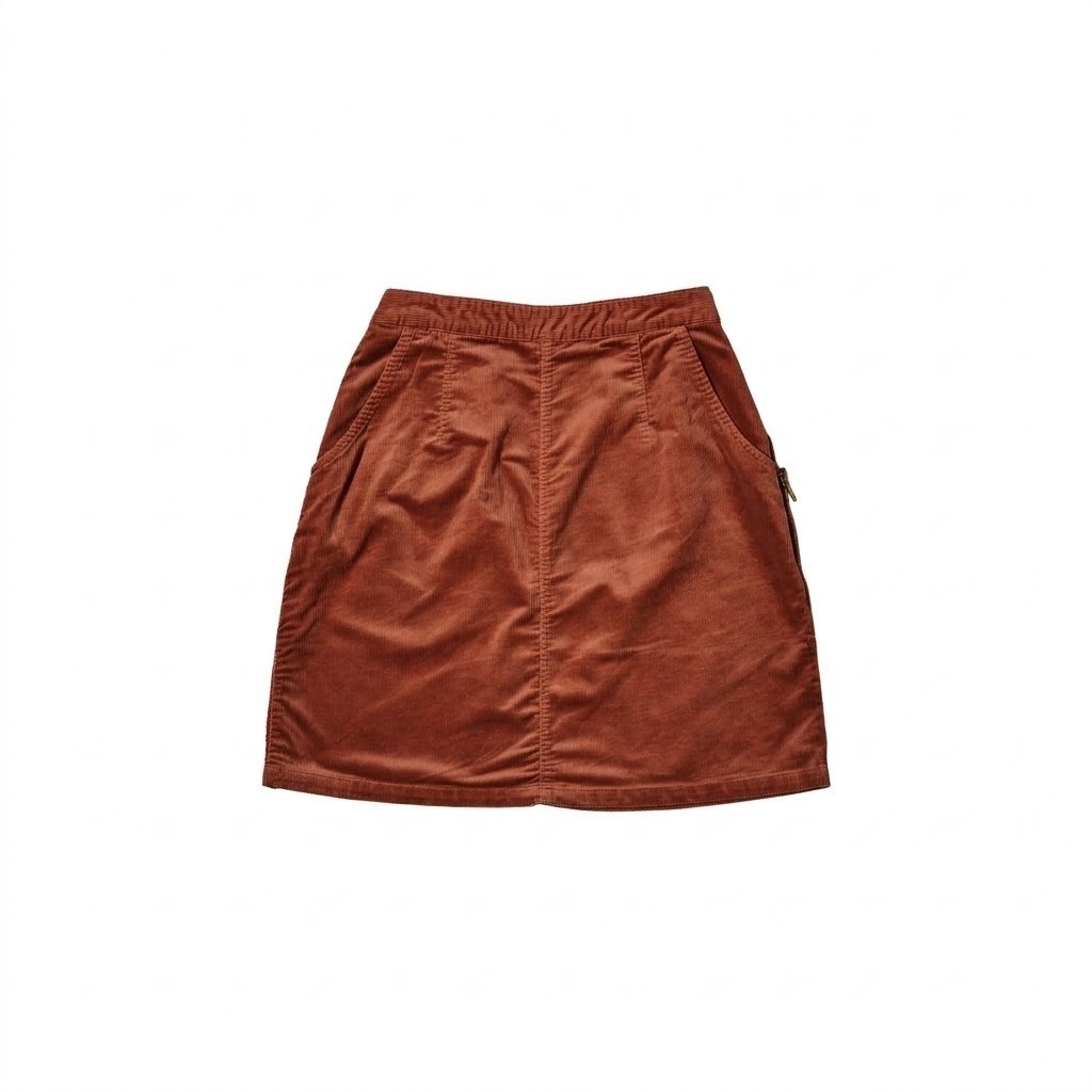 Corduroy A-Line Skirt