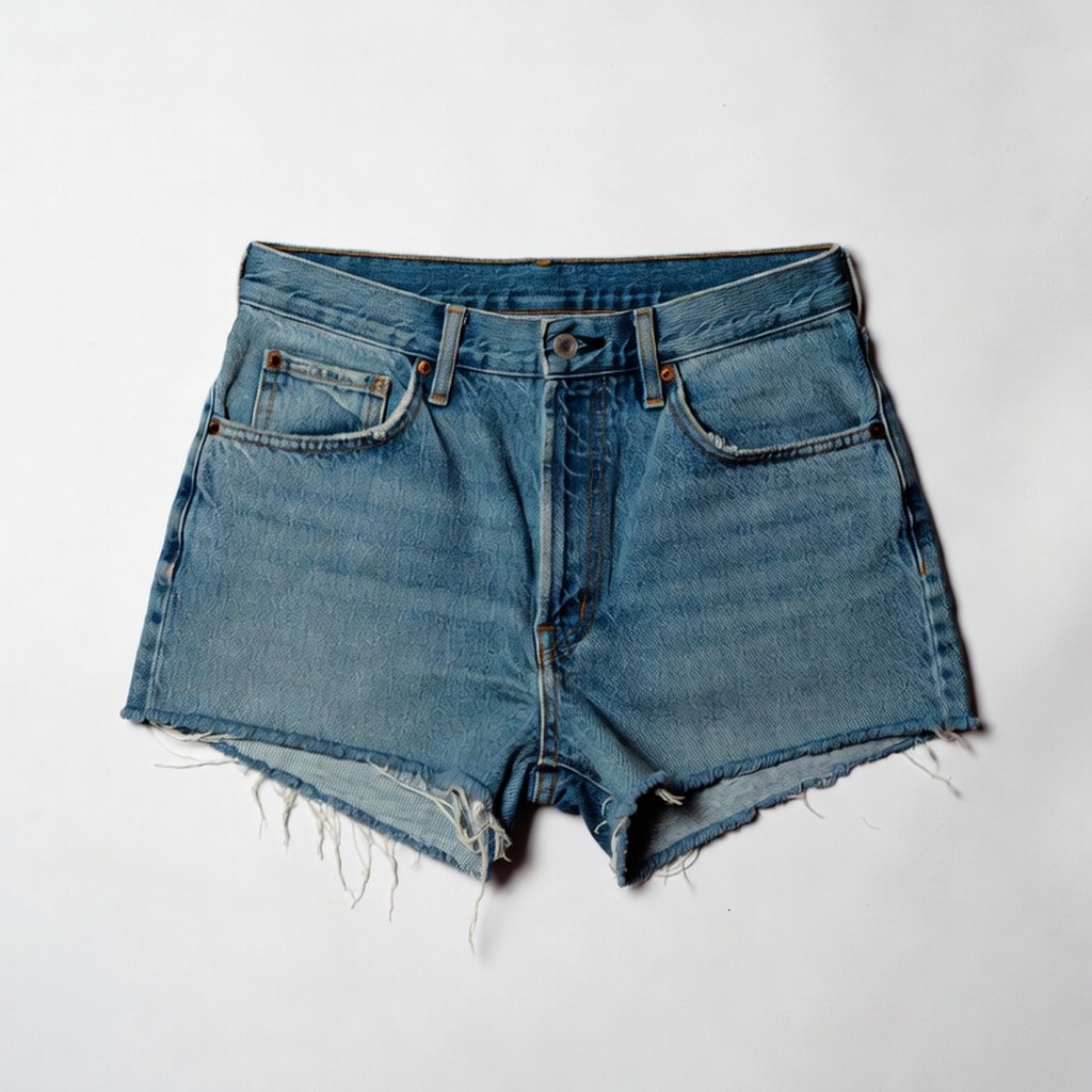 Cutoff Denim Shorts
