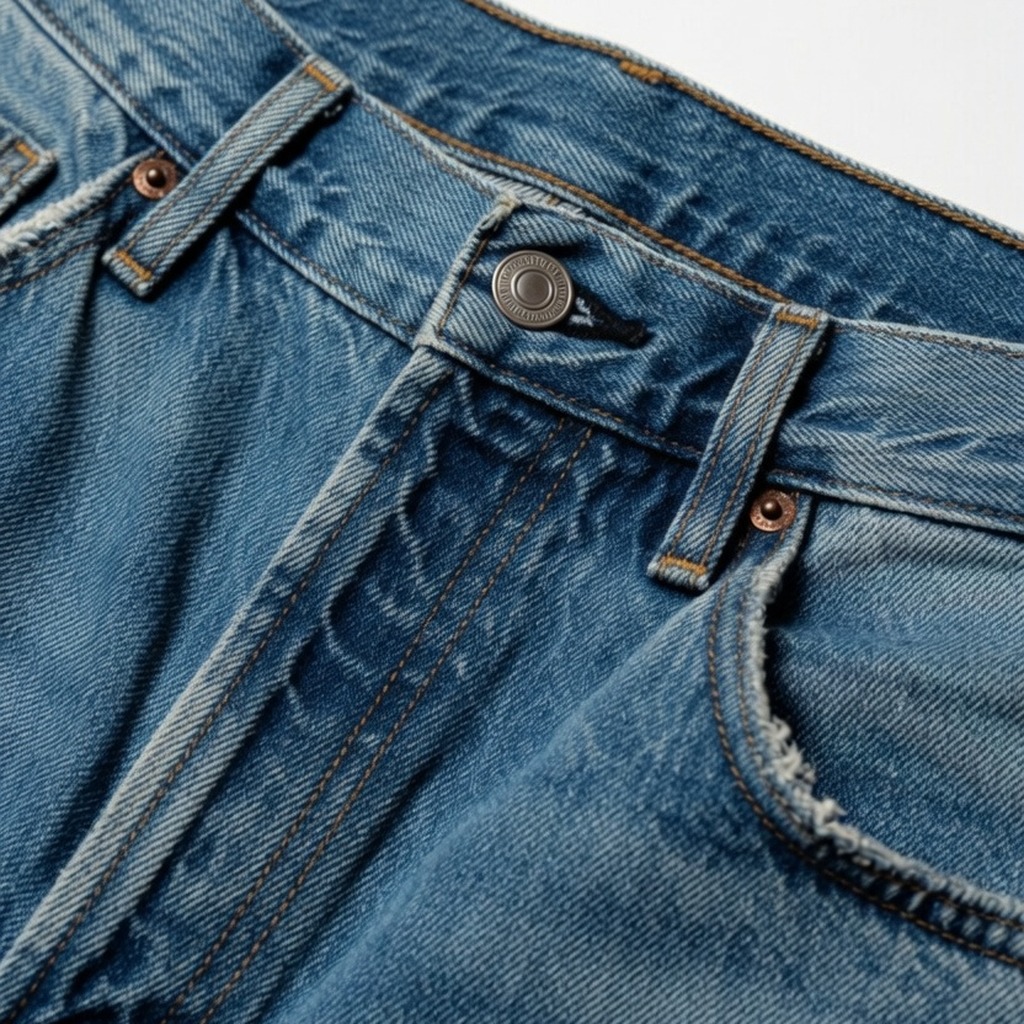 Cutoff Denim Shorts 3
