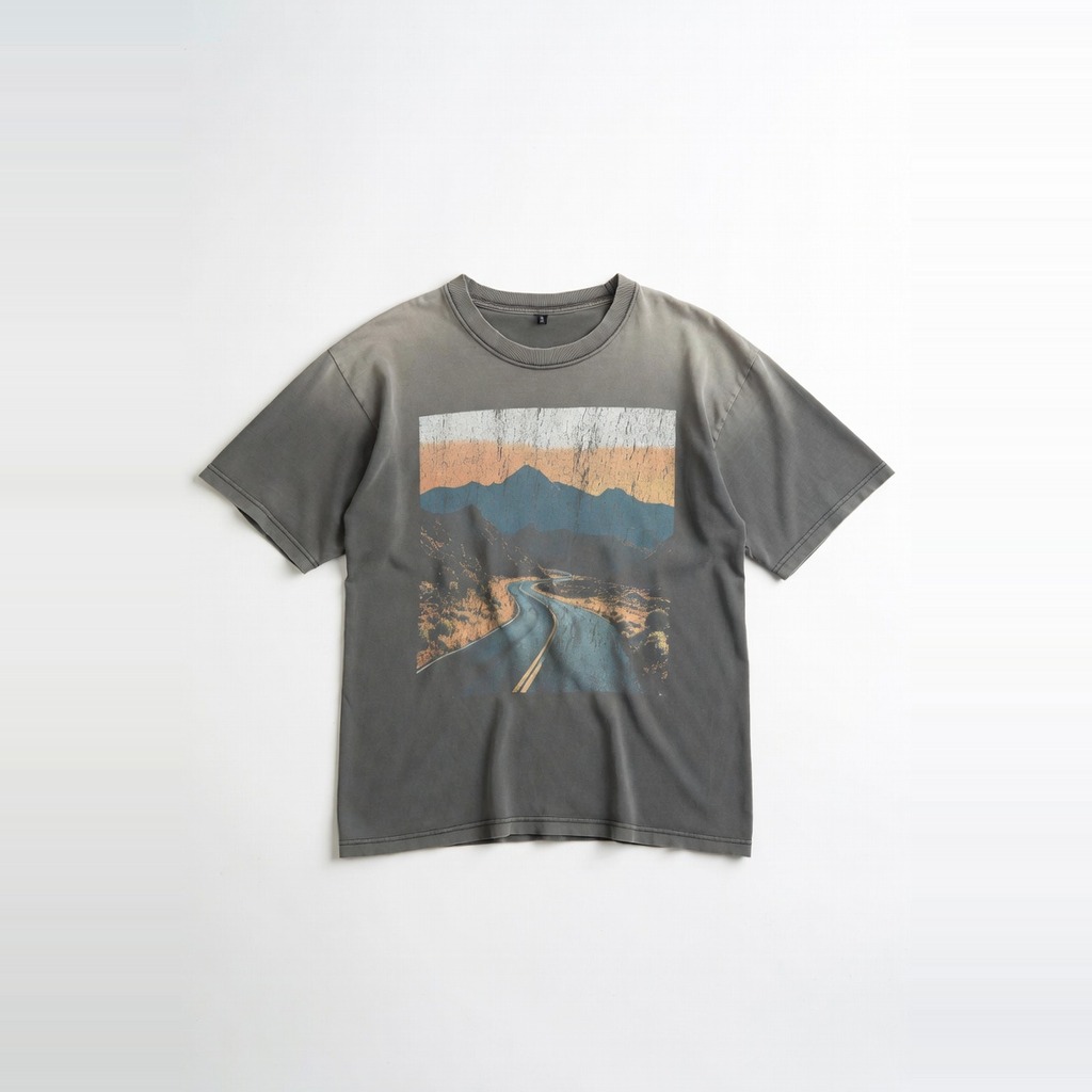 Faded Single-Stitch Graphic Tee
