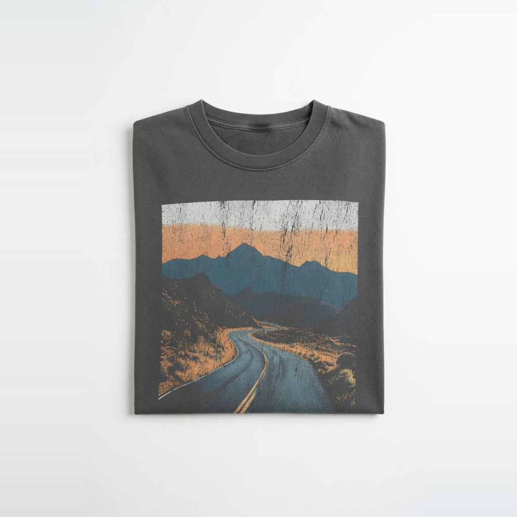 Faded Single-Stitch Graphic Tee 2