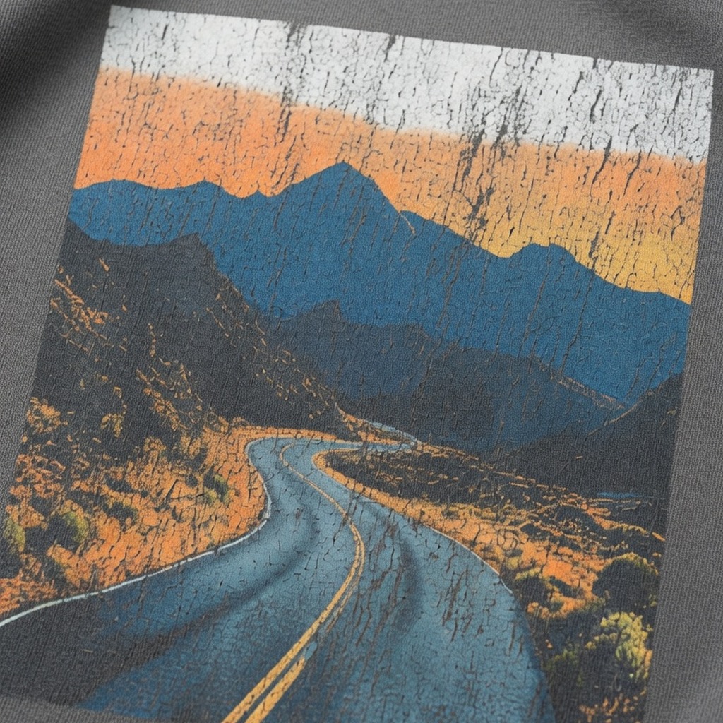 Faded Single-Stitch Graphic Tee 3