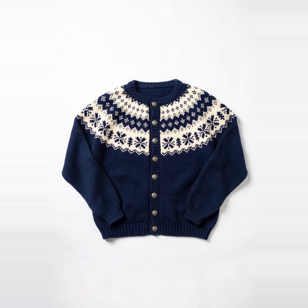 Fair Isle Wool Cardigan