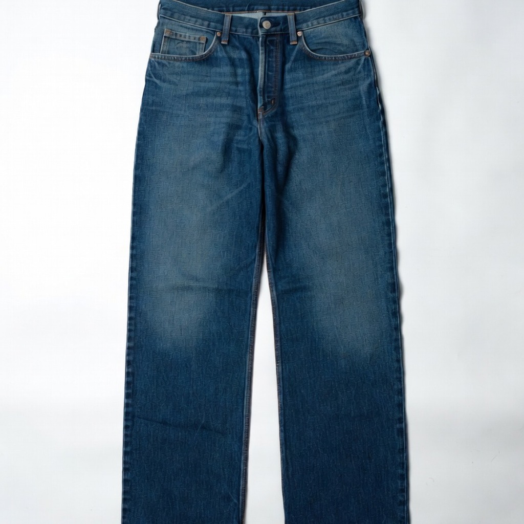High-Rise Straight Leg Jeans