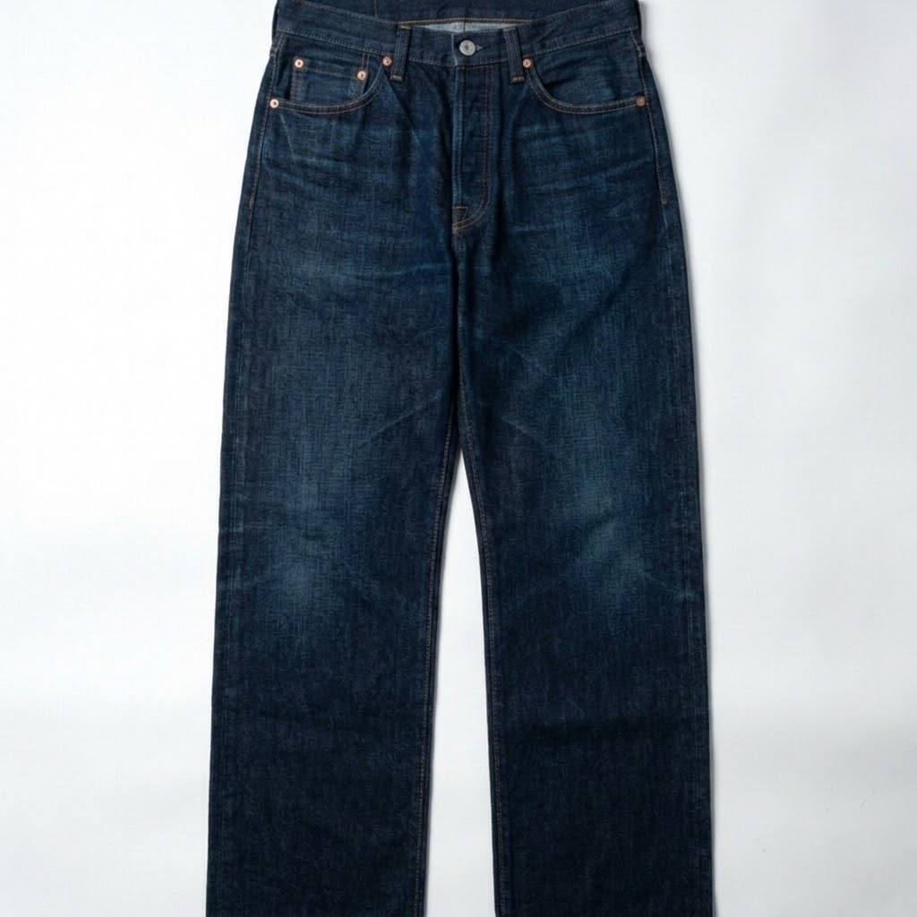 High-Rise Straight Leg Jeans