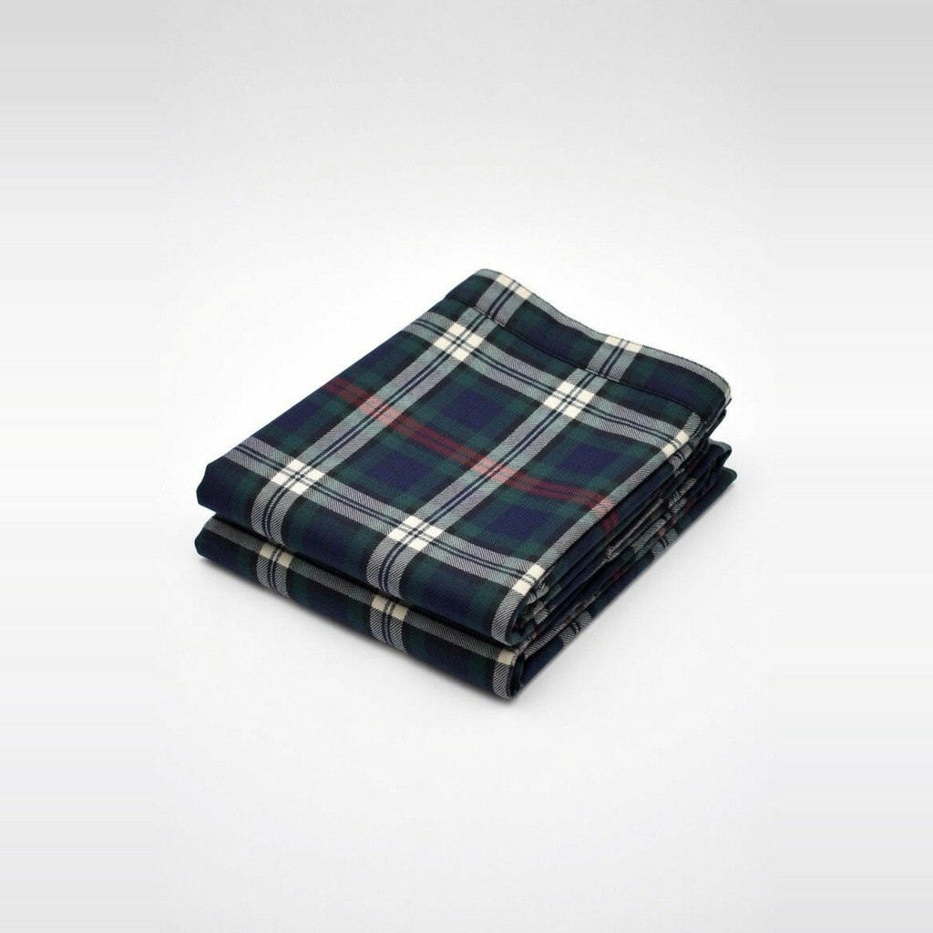 Pleated Plaid Midi Skirt 2