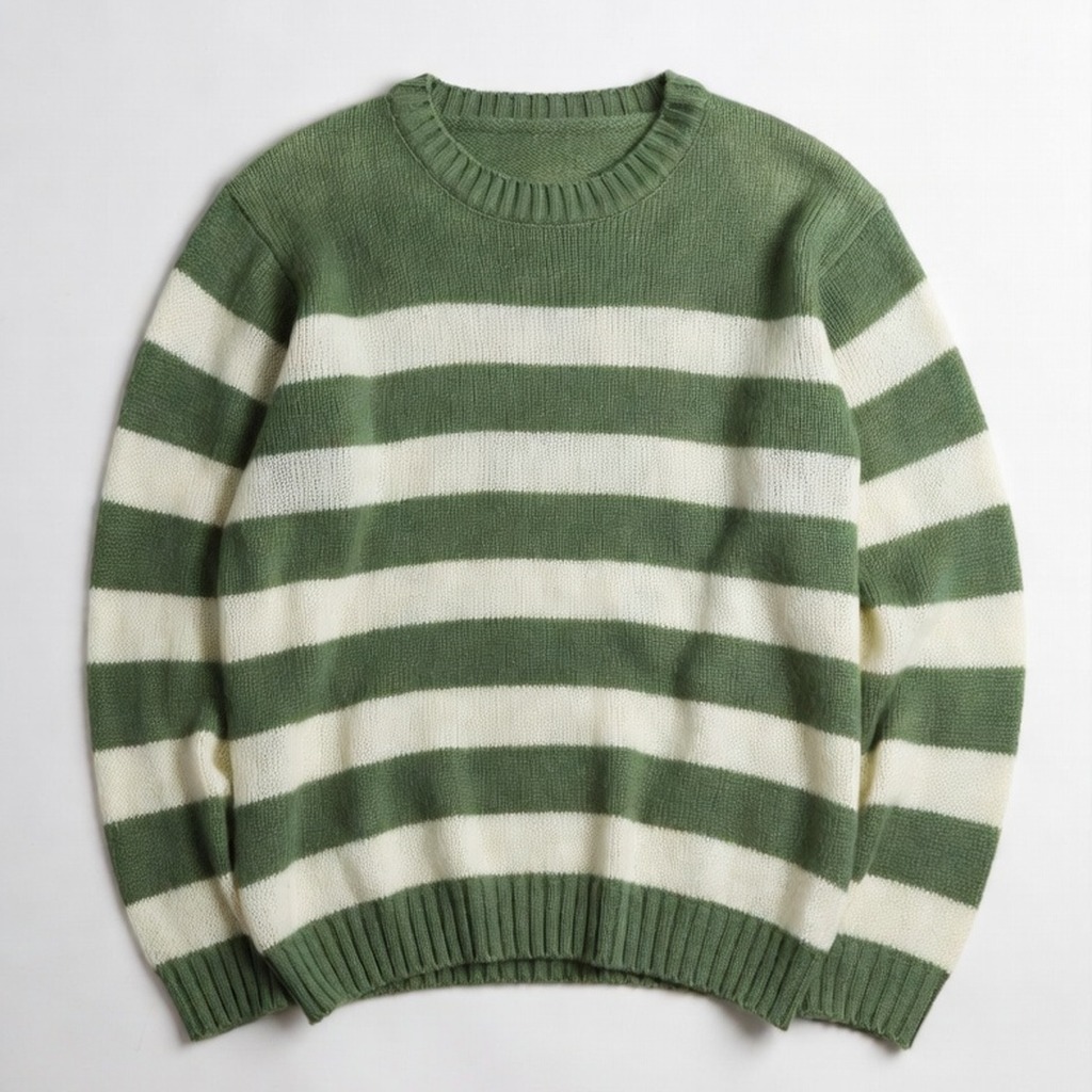 Striped Merino Crewneck Sweater