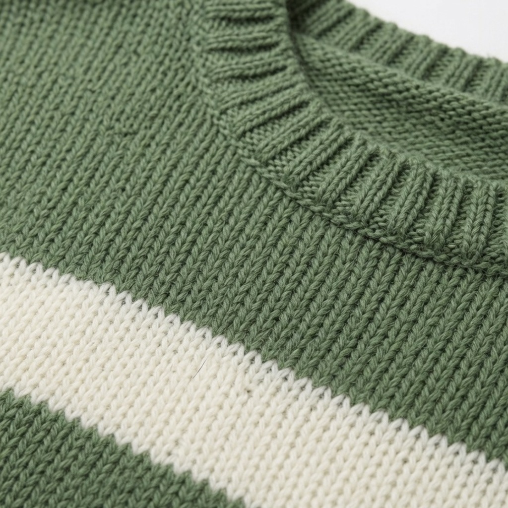 Striped Merino Crewneck Sweater 3