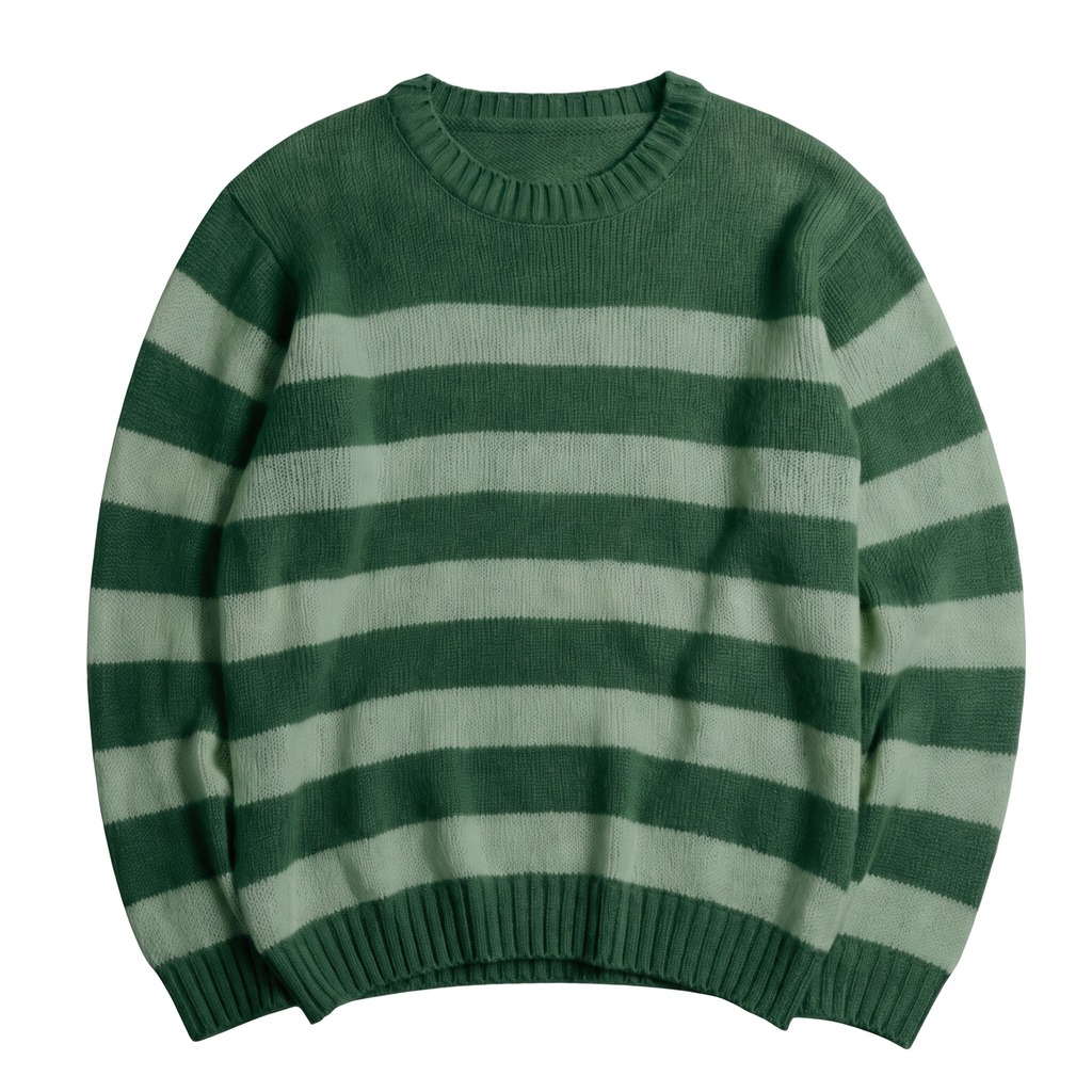 Striped Merino Crewneck Sweater